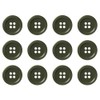 Pack of 12 Olive Green Sew on 20mm Round Buttons