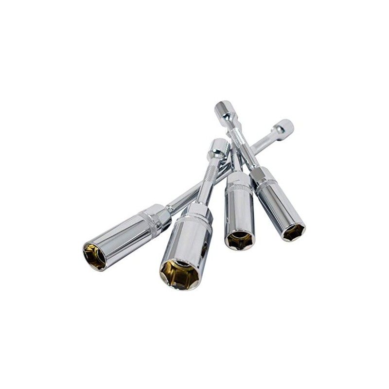 Astro Tools 94404 Magnetic Spark Plug Universal Extension Socket Set