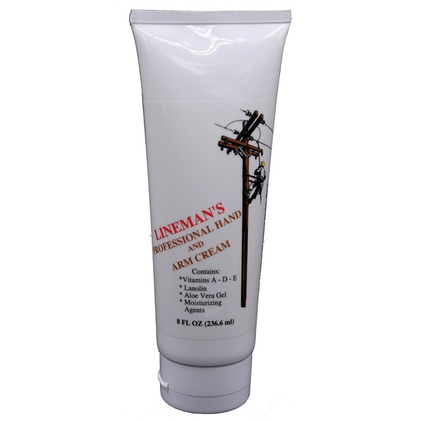 Lineman's Professional Hand Cream - Men's Hand Lotion - Dry