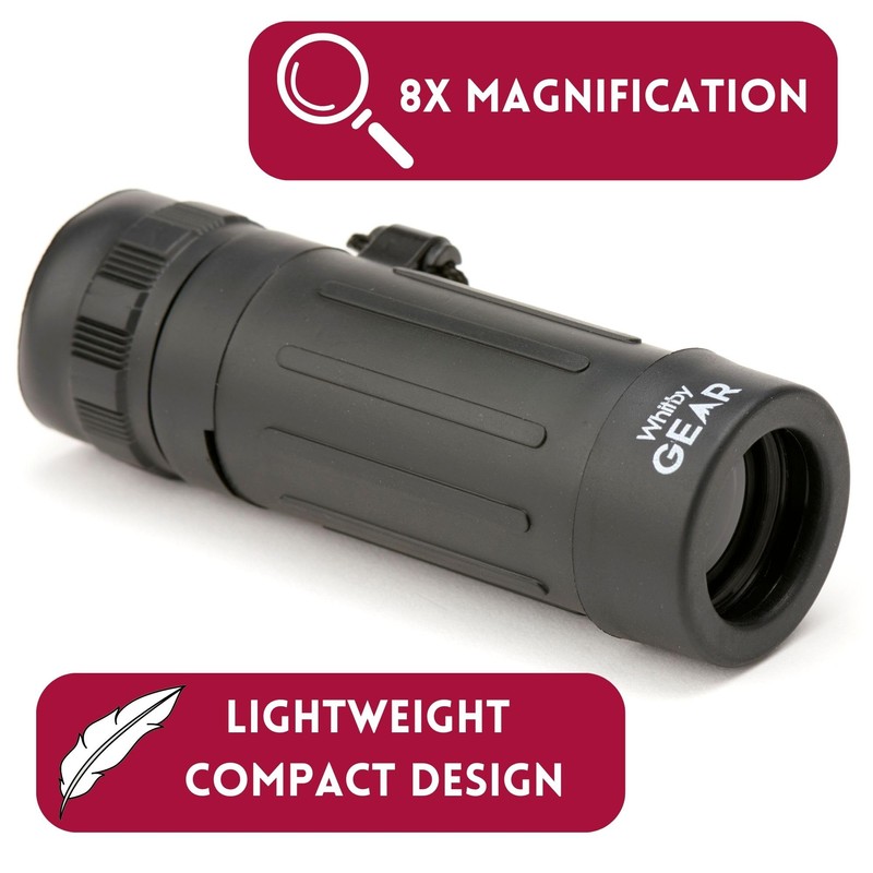Whitby Gear 8x 21mm Monocular - Explore the Outdoors with