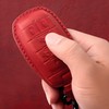Tukellen for Dodge Key Fob Cover Genuine Leather Key Case