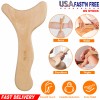 iMountek Wood Therapy Massage Body Sculpting Lymphatic Drainage Paddle Wooden
