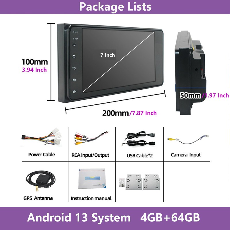 Latest Android Car Radio for Toyota 4Runner (2003-2009), Tundra (2003-2006),
