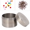 Stainless Steel Sealing Case Tea Leaf Canister Container Can Mini