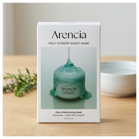 Arencia Holy Hyssop Mask Pack of 5 (1 pack) I agree to the use of personal information / 아렌시아 홀리 히솝 마스크 팩 5매 1개 개인정보 활용에 동의합니다