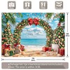 YCUCUEI 7x5ft Fabric Christmas Beach Summer Hawaiian Photography Backdrop