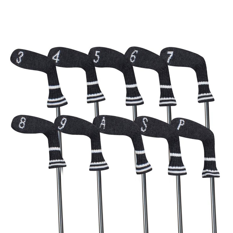 Scott Edward 10Pcs Golf Iron Headcover Set Washable & Durable