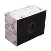 MAKEY'S White Classic Cultured Marble Cremation Urn for Human Ashes