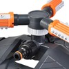 Lawn Sprinkler 3 Arm Nozzles 360° Auto Rotating Irrigation Water