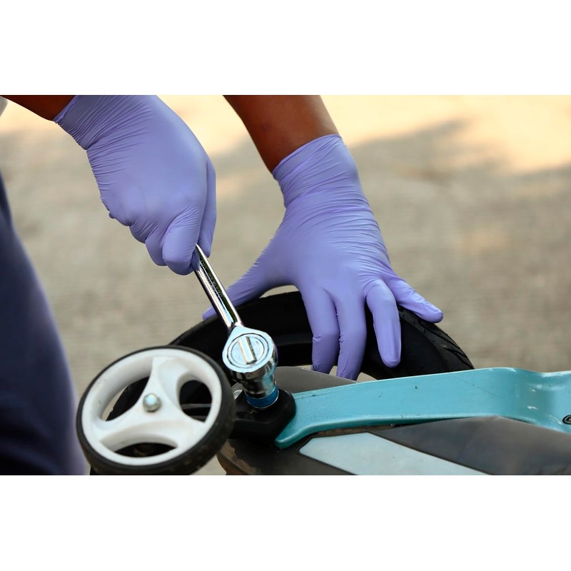 As One Navis 8-9956-13 Nitrile Gloves, Powder-Free, Small, 1 Box