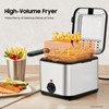 Deep Fryer with Basket, 2.5l Fryer Pot with Basket, 1000w