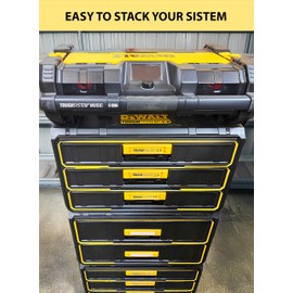 Insert for DeWalt Toughsystem 2.0 Tool Holder 24V/36V Anti Wobble Inserts for Strength and Stiffness