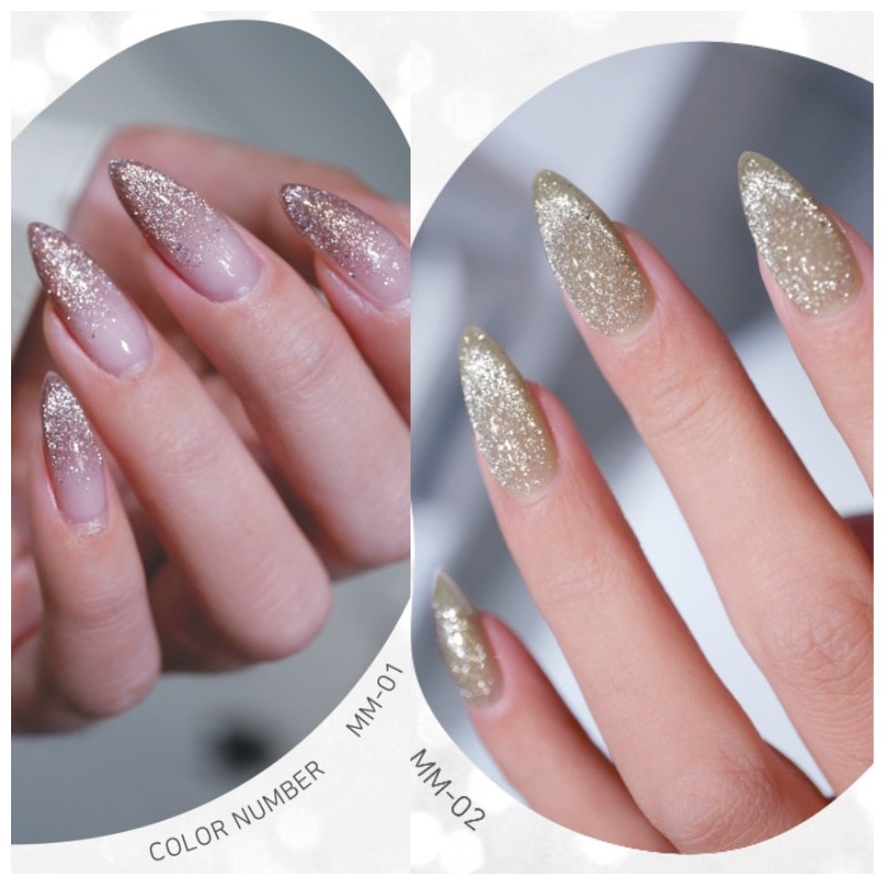 MIGOTHIC Sparkling Magnetic Gel 10ml, Color:MM‑06