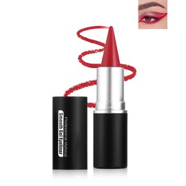 Eyeliner Waterproof Red, Matte Smooth Eyeliner Pencils, Quick-Drying, Smudgeproof, Cream Gel Eyeliner Pen, Durable, Highly Pigmented Eyeliner Eyeshadow Face Paint Stick Makeup Gifts for Women 12