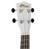 Tiger Soprano Ukulele for Beginners in White