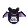 QINJIEJIE Knitted Bat Halloween Decorations Boo Basket Gifts