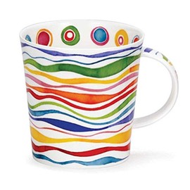 Dunoon Fine Bone China Cairngorm Shaped Mug - Ripple