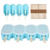 118 Silicone Ice Cream Mold Set with Lid and Stick