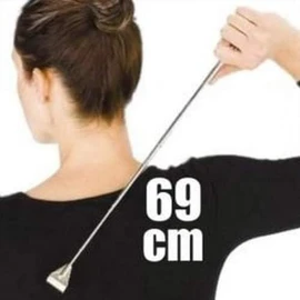 Out of the blue 61/1968 extendable metal back scratches with rubberized handle, 25 pieces in the display, approximately 69 cm