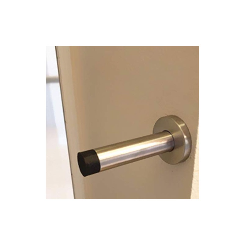 1 x Stopla® Wall Door Stopper Grande Stainless Steel Extra