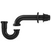18 Gauge Solid Brass P-Trap 1 1/4” OD, Heavy Duty