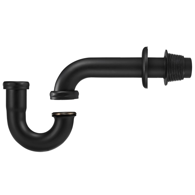 18 Gauge Solid Brass P-Trap 1 1/4” OD, Heavy Duty
