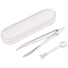 KISEER 5 Pack Clear Portable Travel Contact Lens Remover Tool Kit Eye Tweezer Stick Inserter Set with Soft Tip