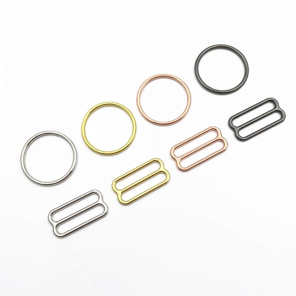 Rings and Sliders Premium Jewelry Quality Bra Making/Replacement Metal Supplies