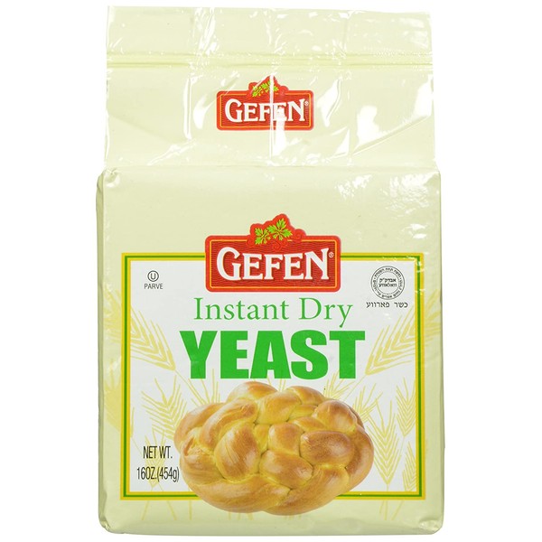 Gefen Instant Dry Yeast, 1 pound (2 Pack)