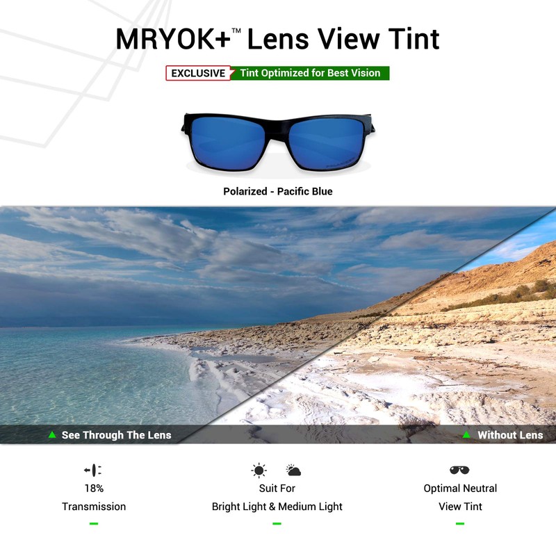 Mryok Replacement Lens for Oakley Si Ballistic Det Cord -