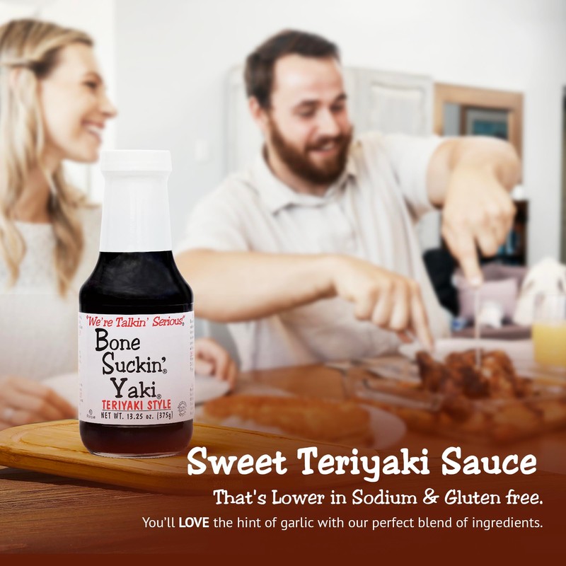 Bone Suckin' Yaki Teriyaki Style - 13.25 oz in Glass