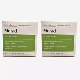 Murad Retinol Youth Renewal Night Cream Travel Mini .25oz ea NIB FREE SHIPPING