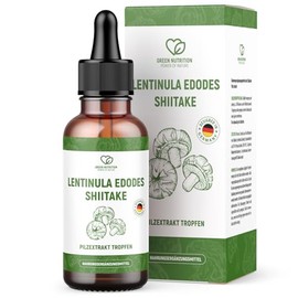 Lentinula Edodes Shiitake Mushroom Extract Drops | For Your General Health | Easy to Use | 50 ml | 1 x