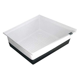 ICON 00463 Shower Pan SP200-24" x 23" x 10", Polar White