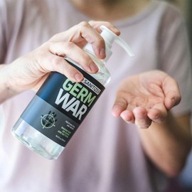 Germ War Hand Sanitizer Pump Dispenser Large, 16.09 oz