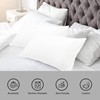 PiccoCasa Embroidered Small Size Soft Brushed Microfiber Pillowcases 2 Pack,