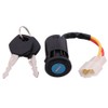 ZIJIA 2 Wires Children Electric Car Ignition Key Switch, Kid