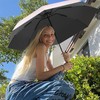 EEPLUYTY Umbrellas, Automatic Umbrella, Pocket Umbrella Open-Close with 8 Ribs,