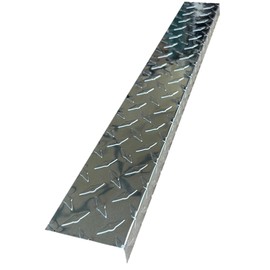 Eagle 1 Stair and Window Sill Nosing/Ledge Guard Protectors (1" x 3" 2 Pcs Per Order) Aluminum Tread Plate, Copper, Stainless Steel Stair/Window Edging (Aluminum Tread Plate, 48")
