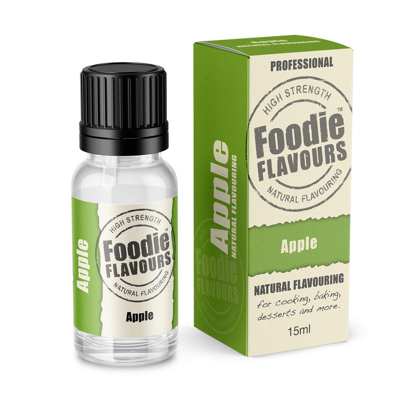 Apple Natural Food Flavouring 15ml - Foodie Flavours