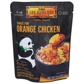 Lee Kum Kee Panda Brand Sauce for Orange Chicken,0g Trans Fat, No Artificial Flavors, No High Fructose Corn Syrup, Cholesterol Free, 8 Ounce (Pack of 6)