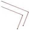 Dickly 2X Dowsing Rods Pure Copper Detection Rods Divining Rods