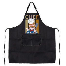 Swedish Chef Inspired Kitchen Apron Swedish Chef Fans Gift Swedish Apron For Swedish Food Lover Chef Cooking Gift (CHEF apron ca)