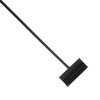 MinuMinuteman International Rope Handle Single Hoe Fireplace Tool, Standard 28-in,