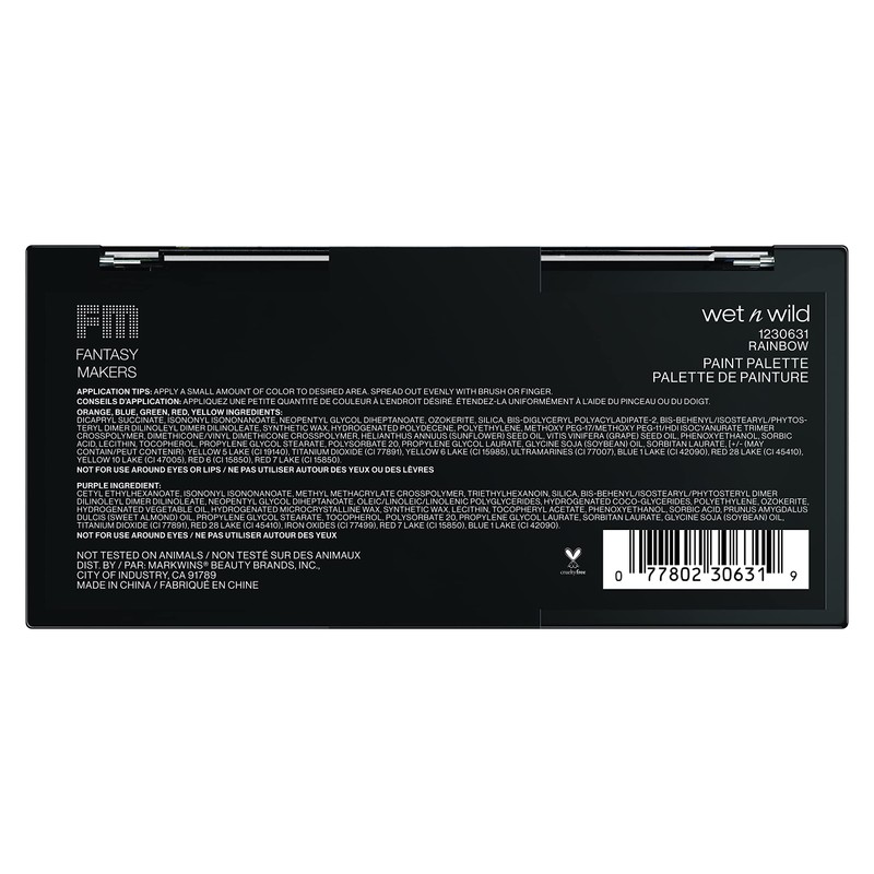 wet n wild Fantasy Makers Paint Palette Rainbow