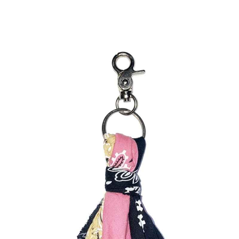 Rundies Color Bandana Keyring (Pink)