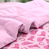 Pamnest Comforter Set Twin Size, Pink Cowboy Cowgirl 5 Pcs