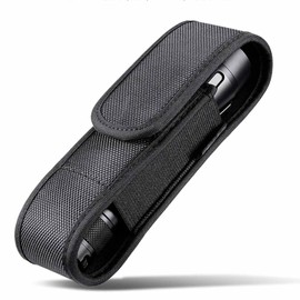 Flashlight Holster, Torch Cover Holder, Nylon Belt Torch Pouch Holder for 12cm-15.5cm Flashlight
