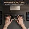 RK ROYAL KLUDGE A70 Wireless Ergonomic Keyboard, Alice Split Mechanical