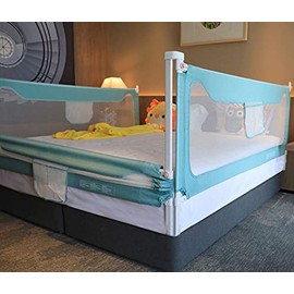 BabyGuard Bed Rails for Toddlers - Extra Long and Tall Specially Designed for Twin, Full, Queen, King (71in(180cm))-1side